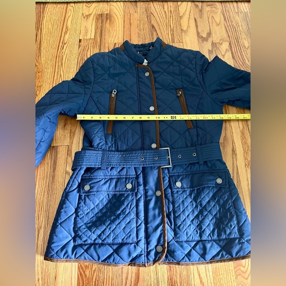 Tommy Hilfiger Navy Quilted Lightweight Jacket. - Size Medium - Picture 8 of 14